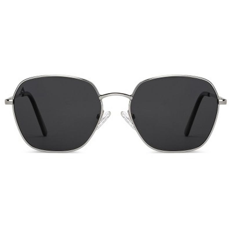 Women Grey Lens & Gunmetal-Toned Other Sunglasses with UV Protected Lens